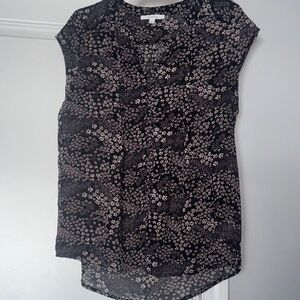 Floral cap sleeve Women's Top